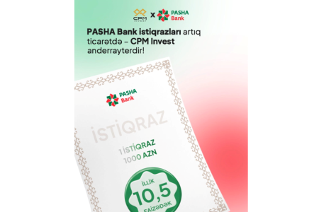 Bakı Fond Birjasında "PAŞA BANK" ASC-nin istiqrazları üzrə hərrac keçiriləcəkdir